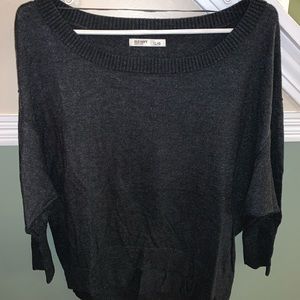 Boat neck sweater